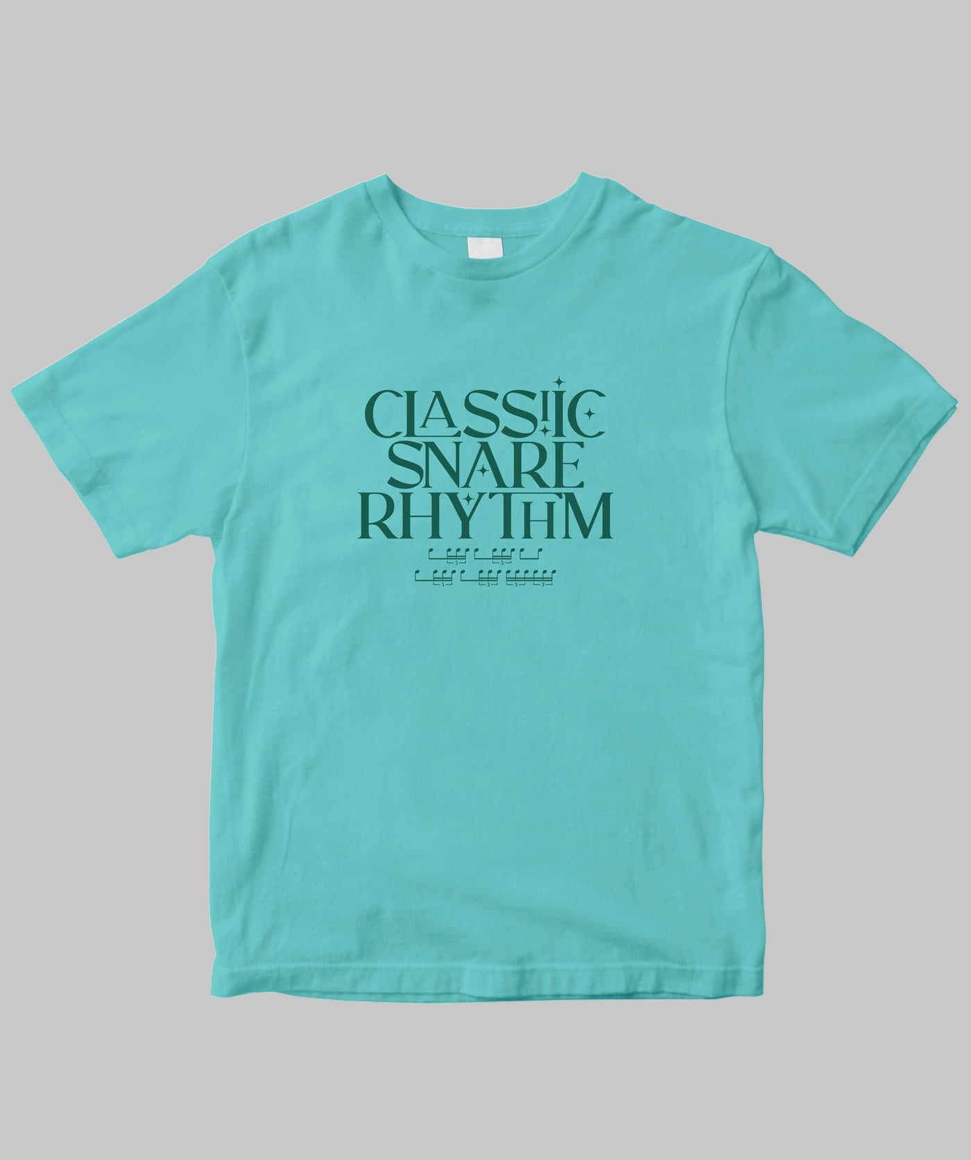 リズム・パターン Tシャツ “クラシック・スネア・リズム” / リットーミュージック