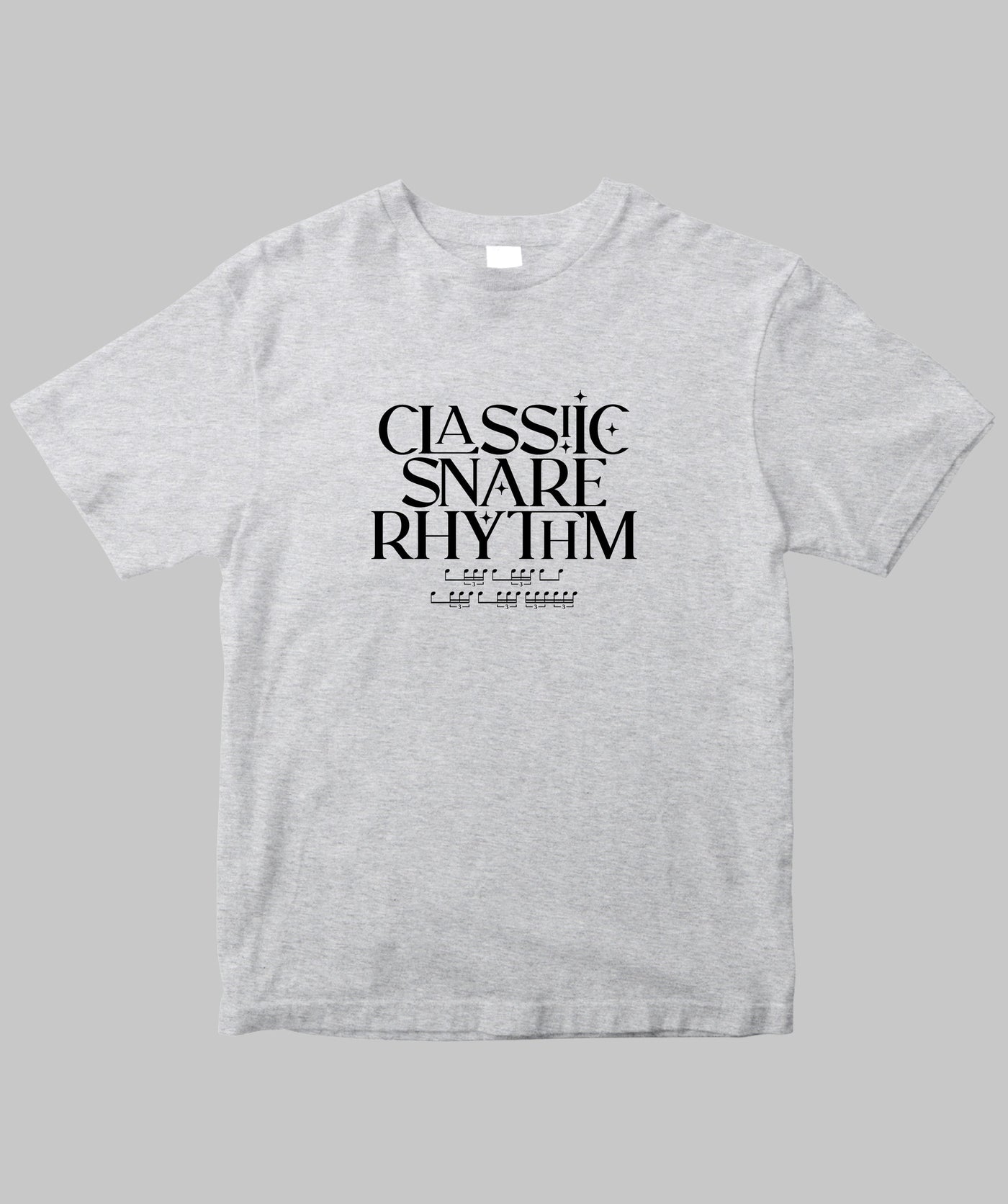 リズム・パターン Tシャツ “クラシック・スネア・リズム” / リットーミュージック