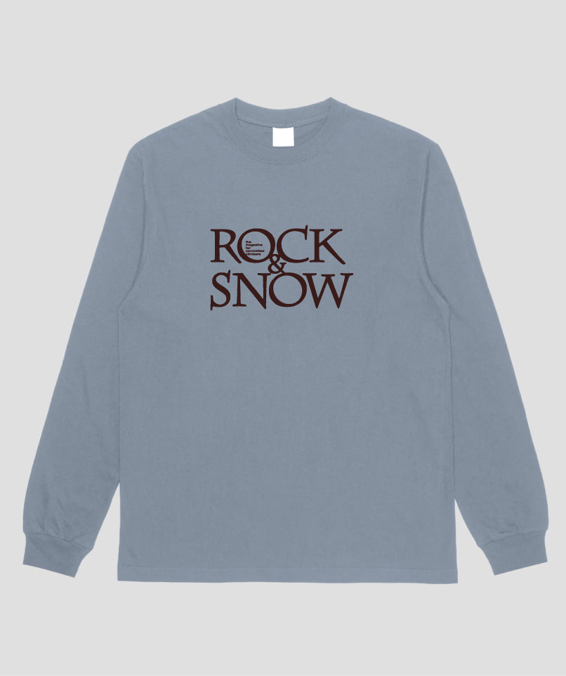 ROCK&SNOW / 『ROCK&SNOW』オリジナル・ロゴ ロンT / 山と溪谷社