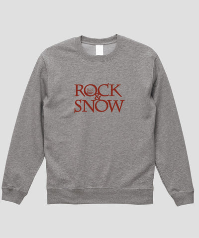 ROCK&SNOW / 『ROCK&SNOW』オリジナル・ロゴ スウェット（裏パイル） / 山と溪谷社