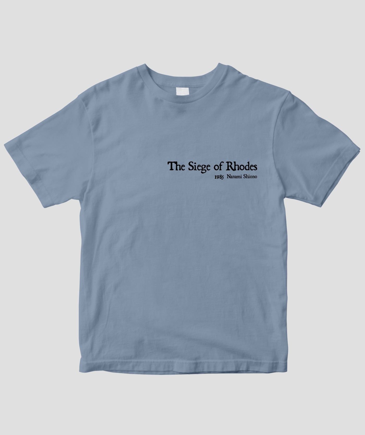 塩野七生 / ロードス島攻防記Tシャツ TypeA / 新潮社