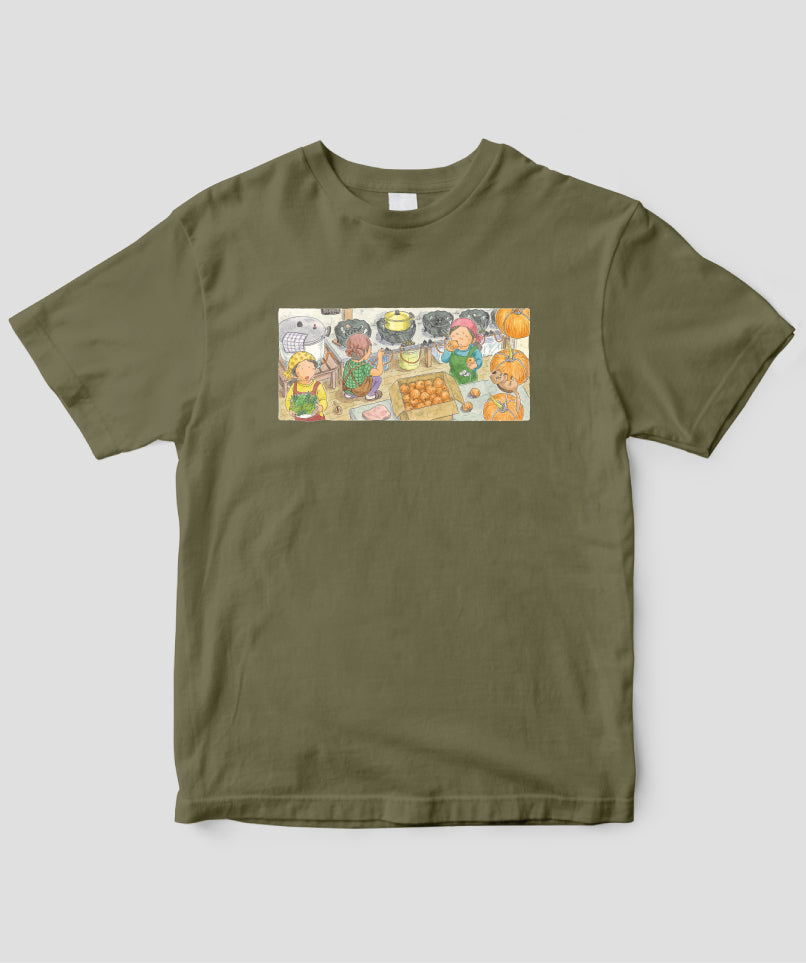 『黒部源流 山小屋料理人』／Tシャツ 生で辛く、炒めて甘く、傷んで臭い