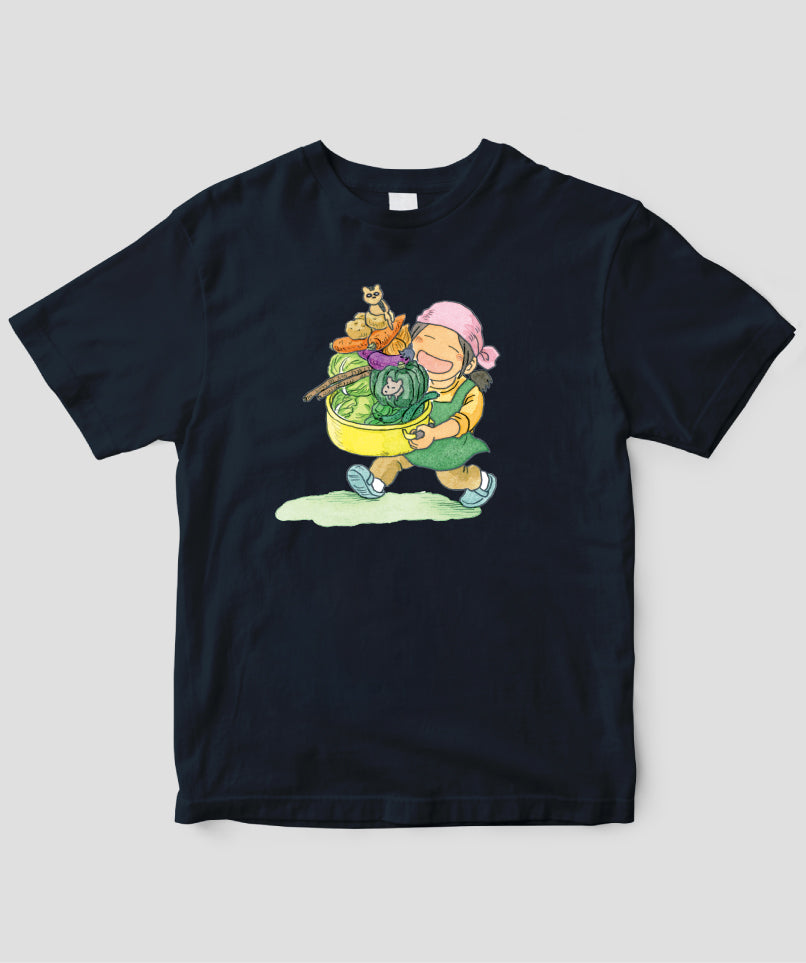 【キッズ】『黒部源流 山小屋料理人』/ ドライTシャツ 料理人 Type A