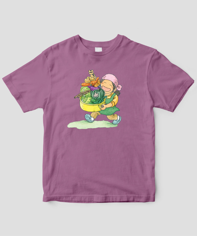 【キッズ】『黒部源流 山小屋料理人』/ ドライTシャツ 料理人 Type A