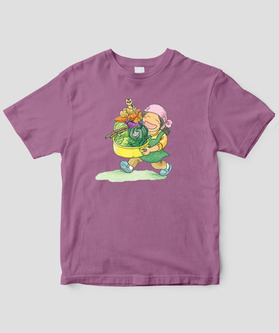 【キッズ】『黒部源流 山小屋料理人』/ ドライTシャツ 料理人 Type A