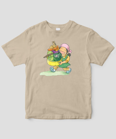 【キッズ】『黒部源流 山小屋料理人』/ ドライTシャツ 料理人 Type A