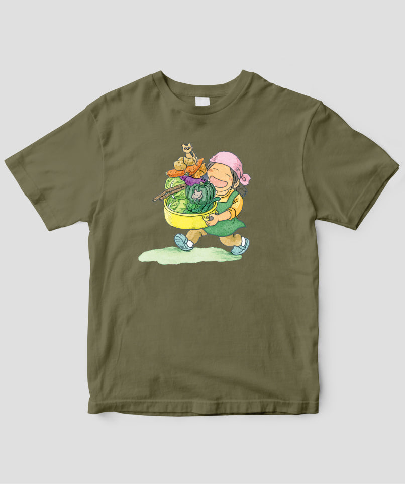 【キッズ】『黒部源流 山小屋料理人』/ ドライTシャツ 料理人 Type A