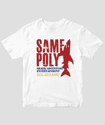 サメポリー / ロゴ＆スタンプTシャツ / サイバーダイン
