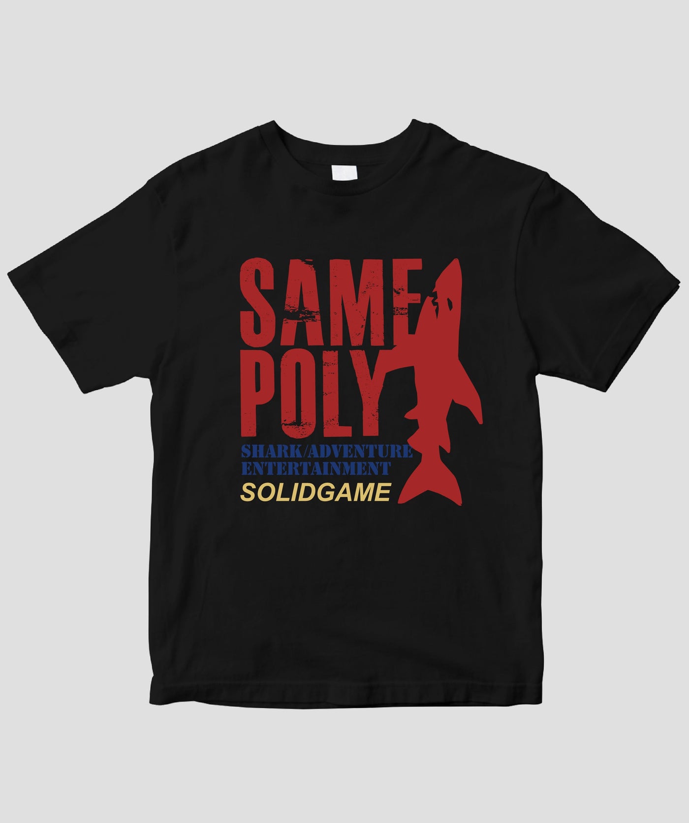 サメポリー / ロゴ＆スタンプTシャツ / サイバーダイン