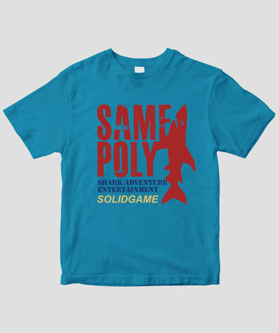 サメポリー / ロゴ＆スタンプTシャツ / サイバーダイン