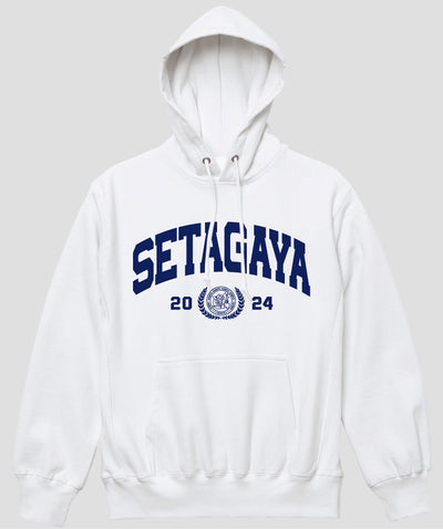 カレッジ風「SETAGAYA」Type A ヘビーウエイトプルオーバーパーカ（裏起毛） / 声の教育社