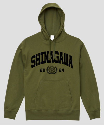カレッジ風「SHINAGAWA」Type A パーカ（裏パイル） / 声の教育社