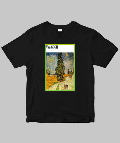 【両面パターン】新潮美術文庫 / ゴッホTシャツ / 新潮社