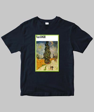 【両面パターン】新潮美術文庫 / ゴッホTシャツ / 新潮社