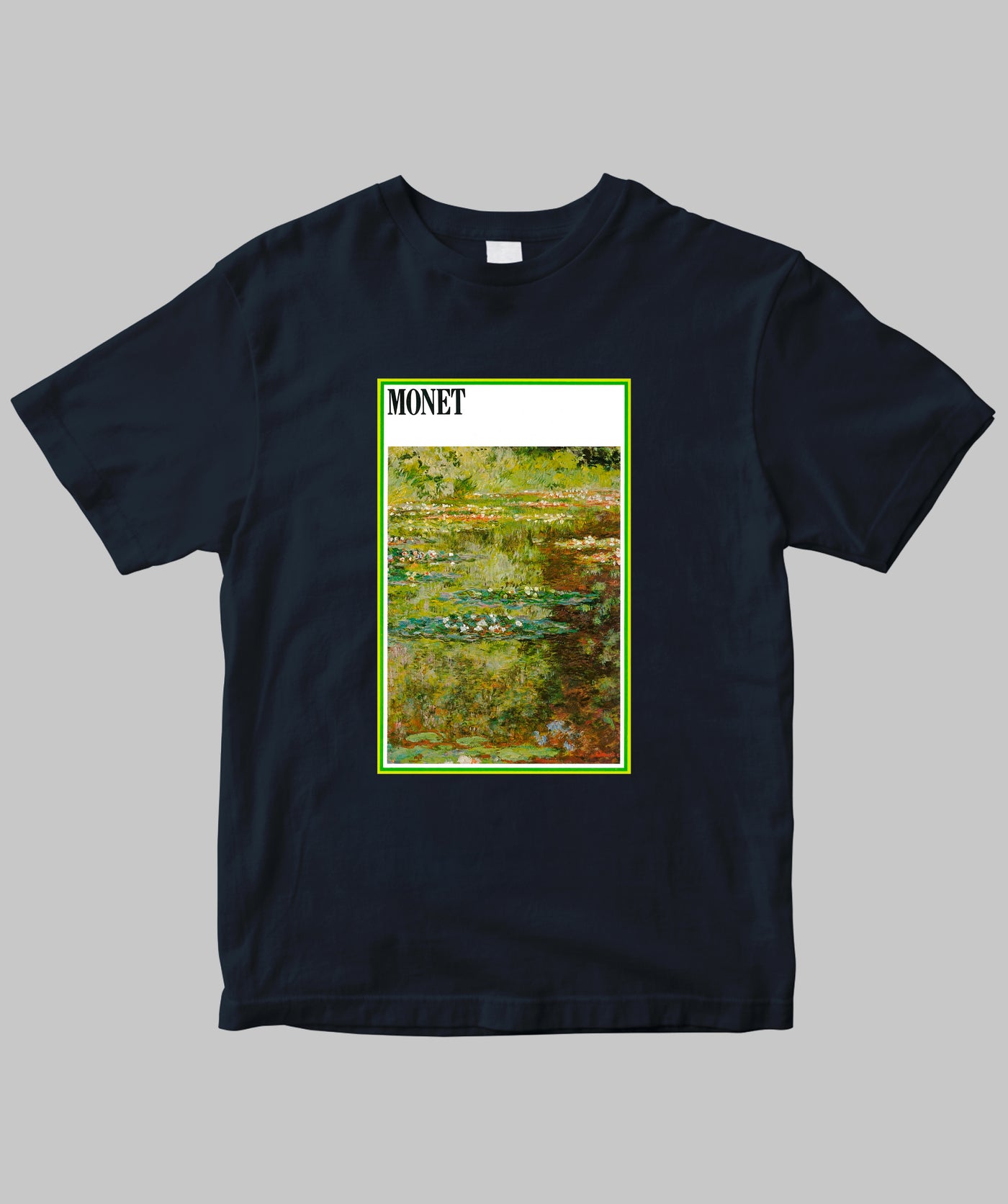 【両面パターン】新潮美術文庫 / モネTシャツ / 新潮社