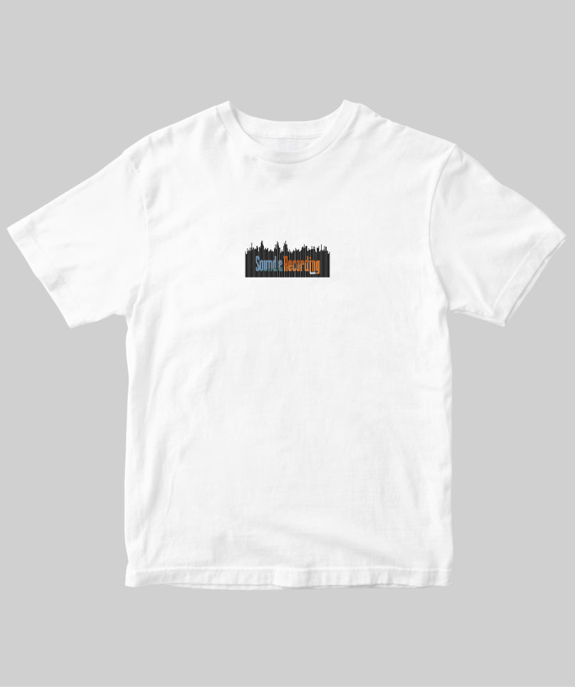 Sound & Recordingロゴ (Blue/Orange）Tシャツ TypeB