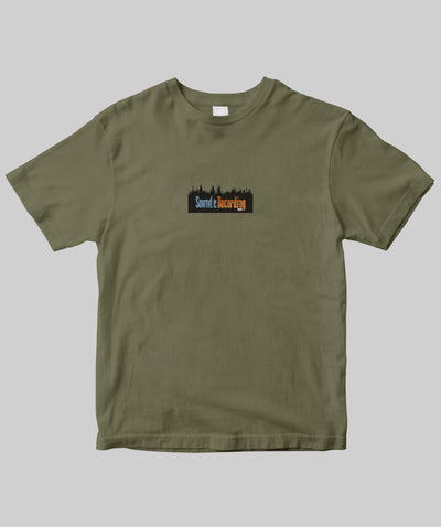 Sound & Recordingロゴ (Blue/Orange）Tシャツ TypeB