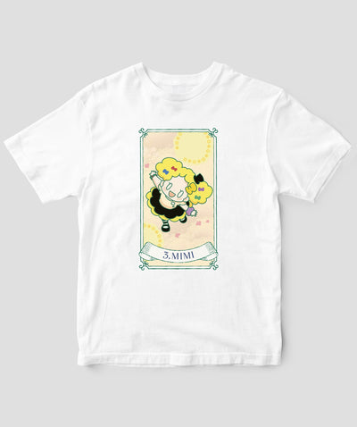 【キッズ】自分を好きになる 数秘術キャラ占い／数秘３「ミミ」Tシャツ / ワニブックス