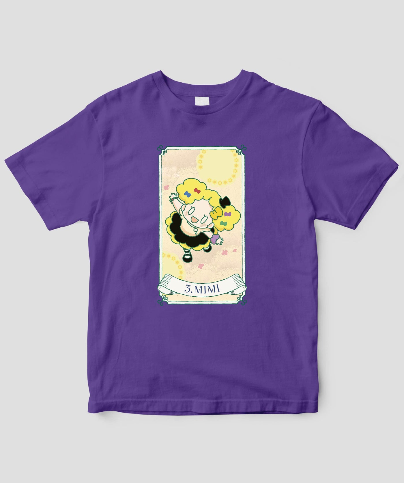 【キッズ】自分を好きになる 数秘術キャラ占い／数秘３「ミミ」Tシャツ / ワニブックス