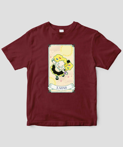 【キッズ】自分を好きになる 数秘術キャラ占い／数秘３「ミミ」Tシャツ / ワニブックス