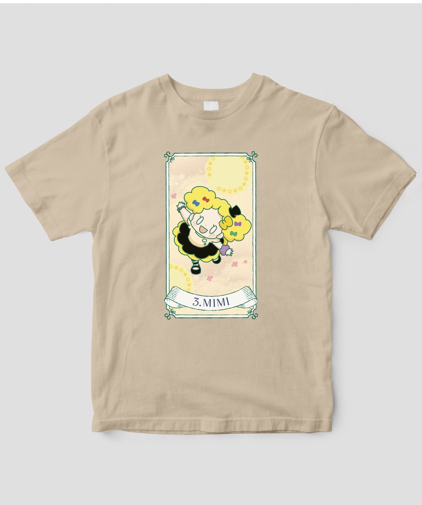 【キッズ】自分を好きになる 数秘術キャラ占い／数秘３「ミミ」Tシャツ / ワニブックス