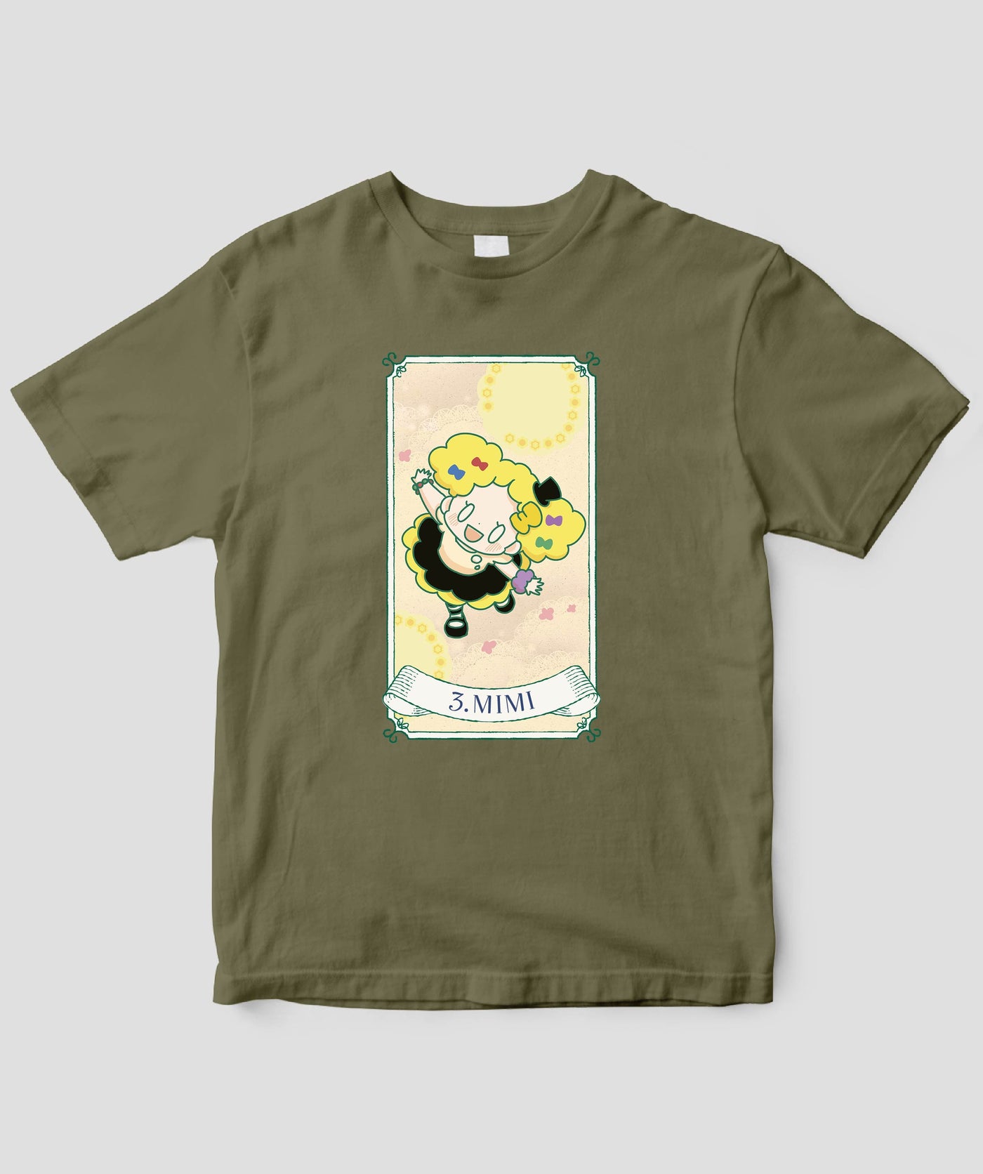 【キッズ】自分を好きになる 数秘術キャラ占い／数秘３「ミミ」Tシャツ / ワニブックス