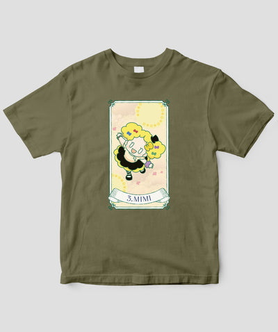 【キッズ】自分を好きになる 数秘術キャラ占い／数秘３「ミミ」Tシャツ / ワニブックス
