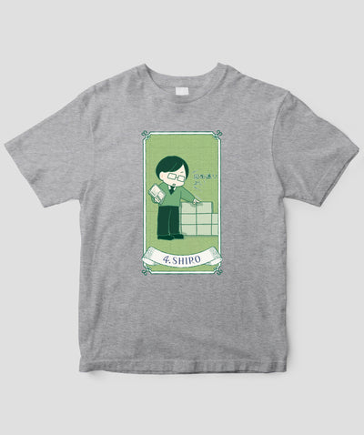 【キッズ】自分を好きになる 数秘術キャラ占い／数秘４「シロー」Tシャツ / ワニブックス