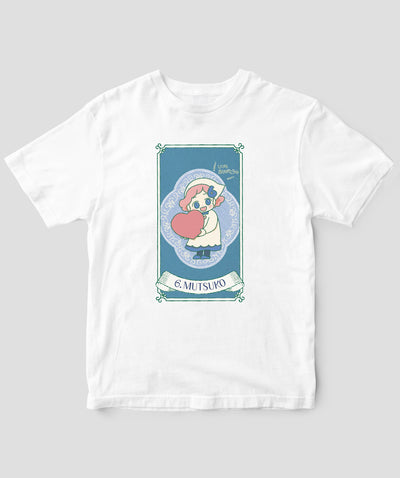 【キッズ】自分を好きになる 数秘術キャラ占い／数秘６「ムツ子」Tシャツ / ワニブックス