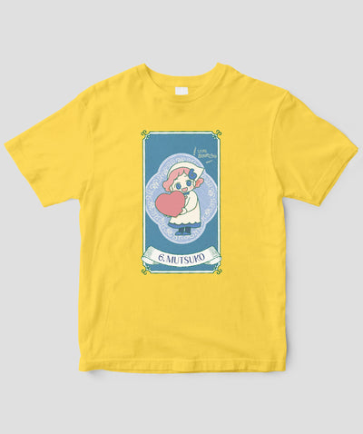 【キッズ】自分を好きになる 数秘術キャラ占い／数秘６「ムツ子」Tシャツ / ワニブックス