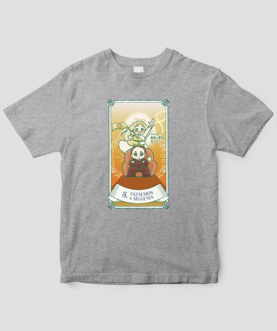 【キッズ】自分を好きになる 数秘術キャラ占い／数秘８「八左衛門＆ムゲニア」Tシャツ / ワニブックス