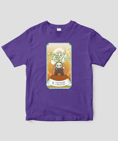 【キッズ】自分を好きになる 数秘術キャラ占い／数秘８「八左衛門＆ムゲニア」Tシャツ / ワニブックス