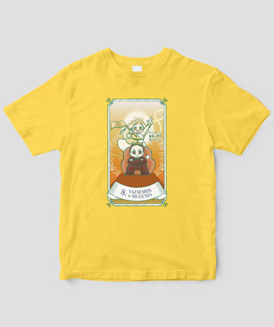 【キッズ】自分を好きになる 数秘術キャラ占い／数秘８「八左衛門＆ムゲニア」Tシャツ / ワニブックス