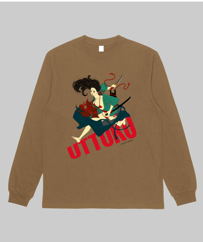 鈴木セイゴ画集「うっつく -日ノ本美人寄-」 / 『うっつく』女武者ロンT / ワニブックス