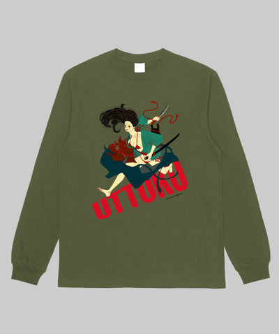 鈴木セイゴ画集「うっつく -日ノ本美人寄-」 / 『うっつく』女武者ロンT / ワニブックス