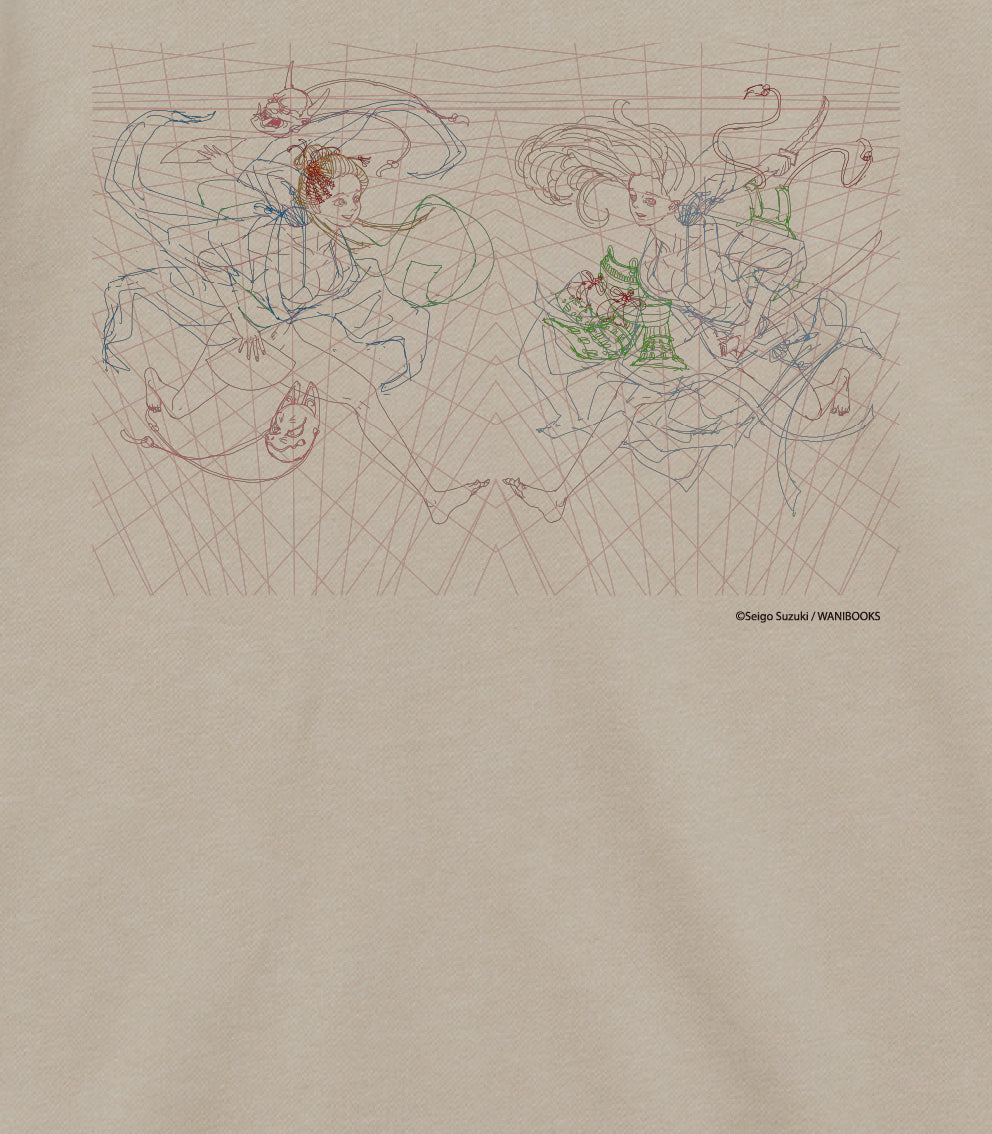 鈴木セイゴ画集「うっつく -日ノ本美人寄-」 / 『うっつく』パーススウェット / ワニブックス