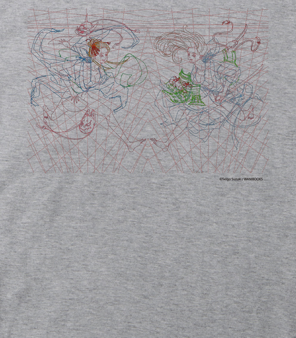 鈴木セイゴ画集「うっつく -日ノ本美人寄-」 / 『うっつく』パースTシャツ / ワニブックス