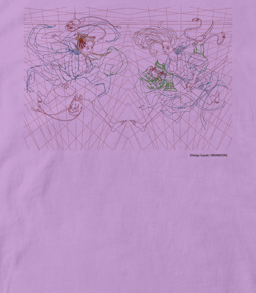 鈴木セイゴ画集「うっつく -日ノ本美人寄-」 / 『うっつく』パースTシャツ / ワニブックス