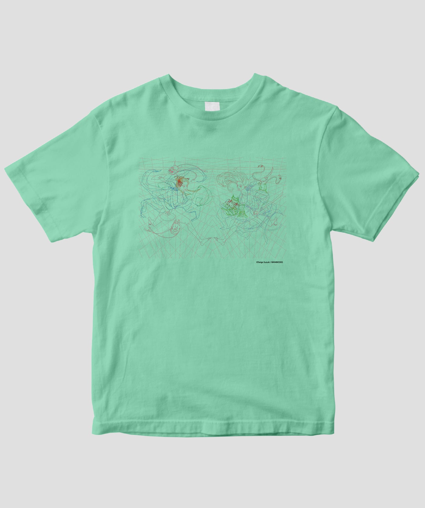 鈴木セイゴ画集「うっつく -日ノ本美人寄-」 / 『うっつく』パースTシャツ / ワニブックス