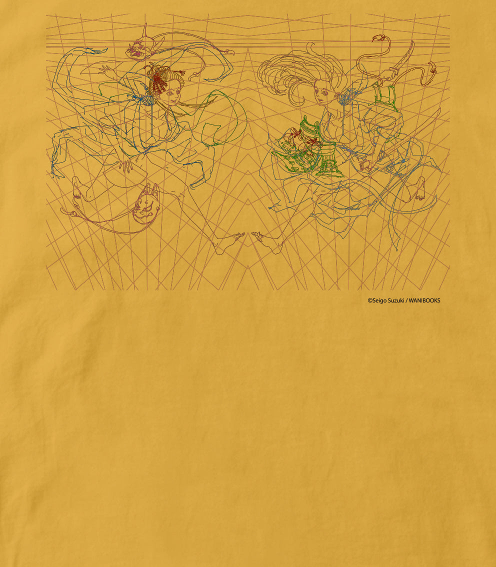 鈴木セイゴ画集「うっつく -日ノ本美人寄-」 / 『うっつく』パースTシャツ / ワニブックス