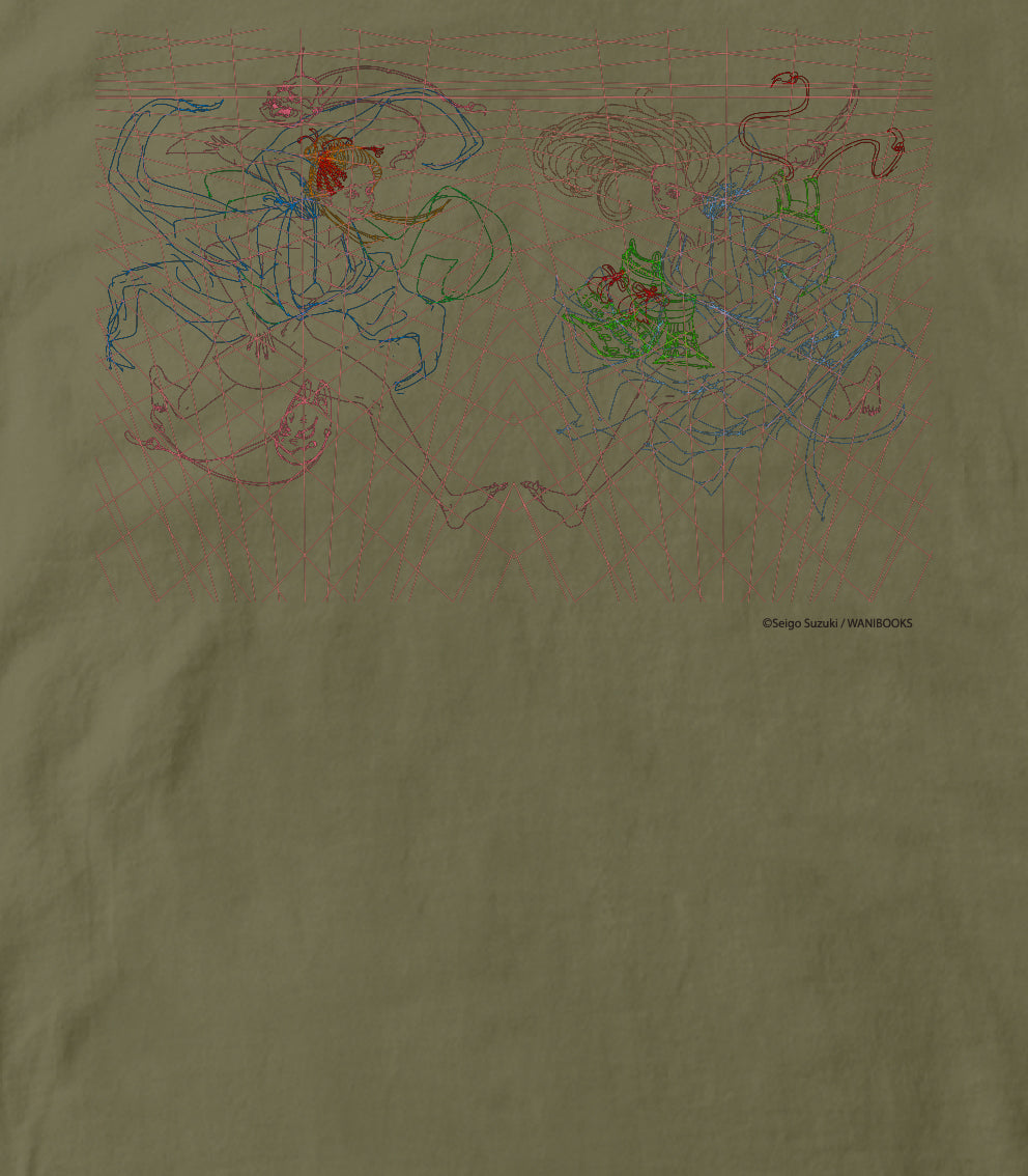 鈴木セイゴ画集「うっつく -日ノ本美人寄-」 / 『うっつく』パースTシャツ / ワニブックス