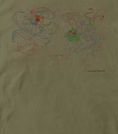 鈴木セイゴ画集「うっつく -日ノ本美人寄-」 / 『うっつく』パースTシャツ / ワニブックス