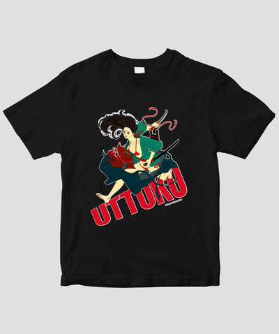 鈴木セイゴ画集「うっつく -日ノ本美人寄-」 / 『うっつく』女武者Tシャツ / ワニブックス