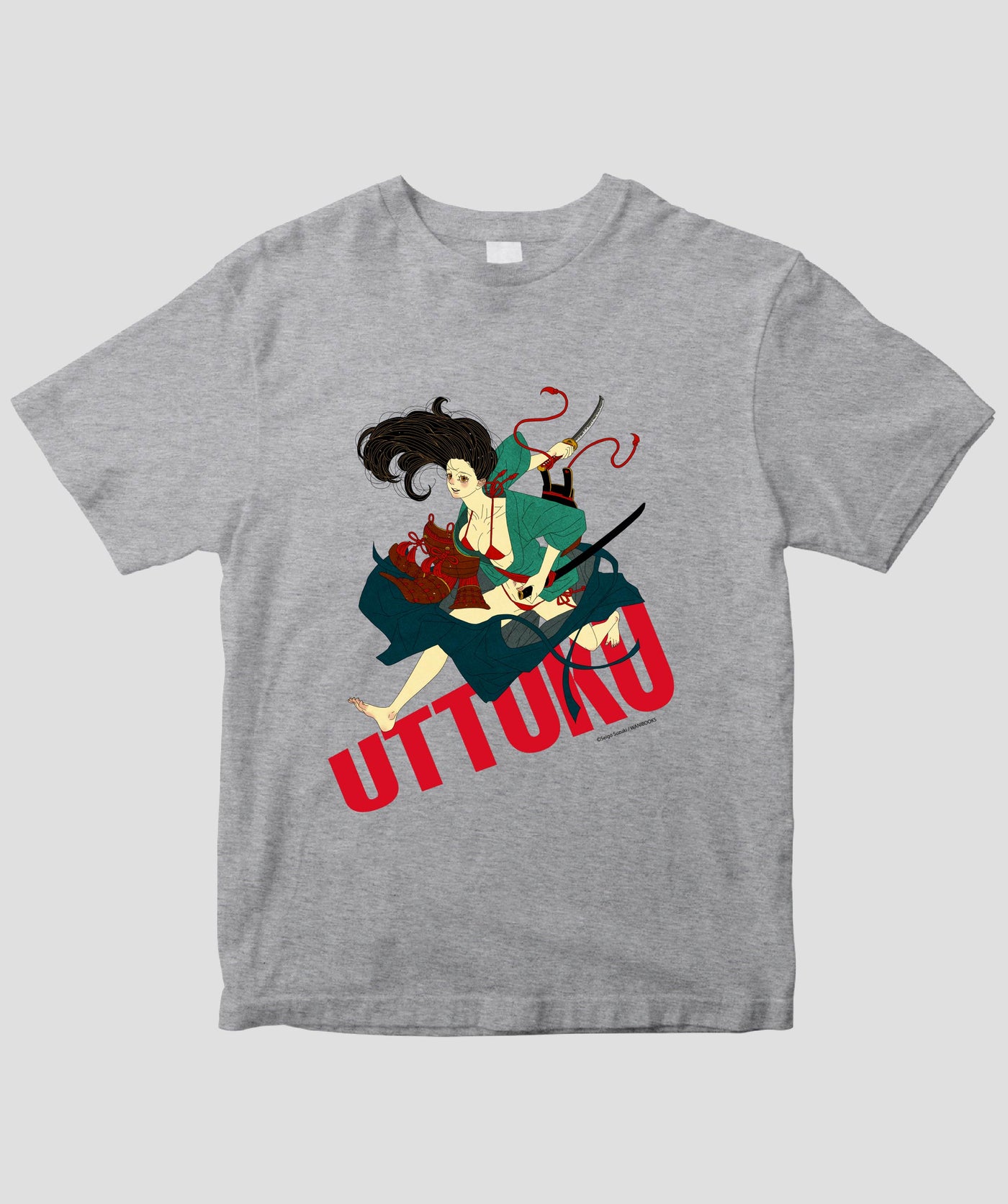 鈴木セイゴ画集「うっつく -日ノ本美人寄-」 / 『うっつく』女武者Tシャツ / ワニブックス