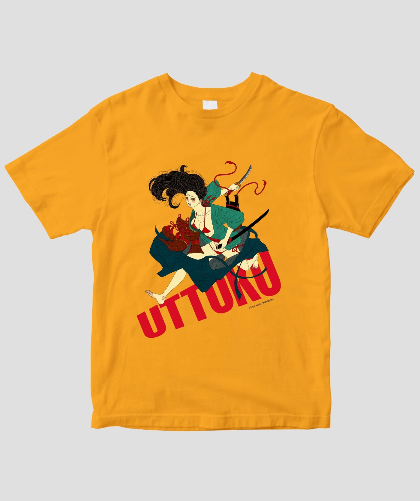 鈴木セイゴ画集「うっつく -日ノ本美人寄-」 / 『うっつく』女武者Tシャツ / ワニブックス