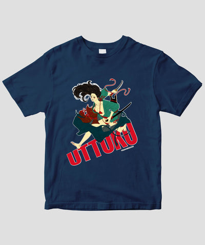 鈴木セイゴ画集「うっつく -日ノ本美人寄-」 / 『うっつく』女武者Tシャツ / ワニブックス