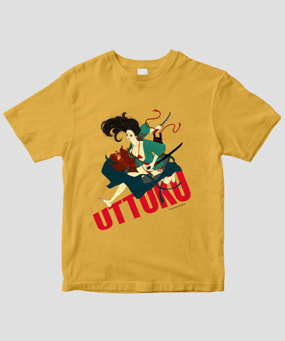 鈴木セイゴ画集「うっつく -日ノ本美人寄-」 / 『うっつく』女武者Tシャツ / ワニブックス