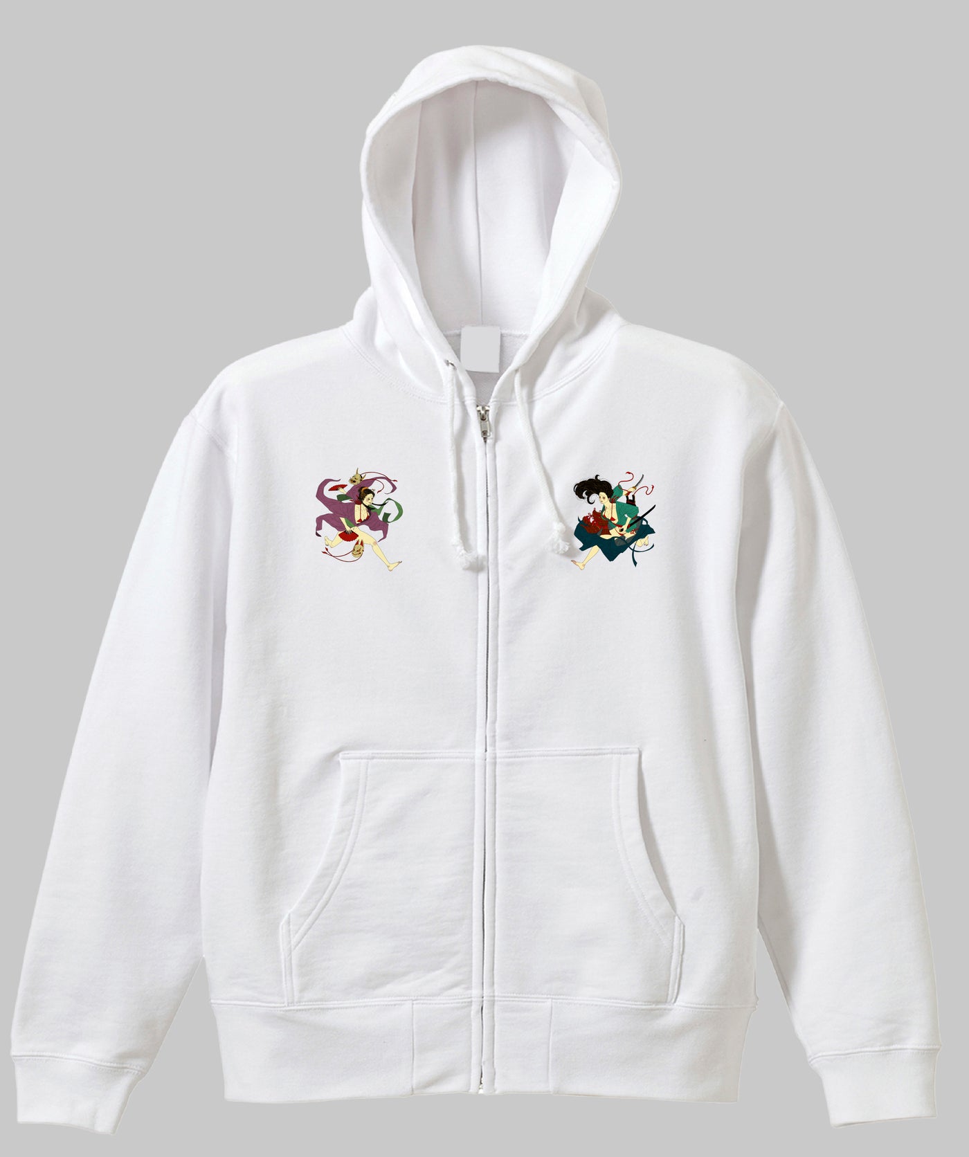 鈴木セイゴ画集「うっつく -日ノ本美人寄-」 / 『うっつく』ジップアップパーカー（裏パイル） / ワニブックス