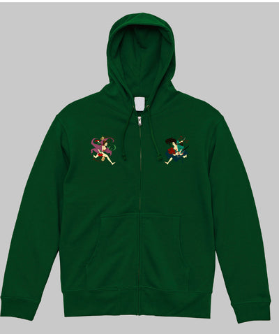 鈴木セイゴ画集「うっつく -日ノ本美人寄-」 / 『うっつく』ジップアップパーカー（裏パイル） / ワニブックス