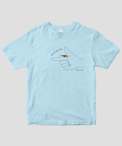 【キッズ】六田晴洋『トガリネズミ ひみつのくらし』トウキョウトガリネズミ実寸大Ｔシャツ / 世界文化ワンダーグループ